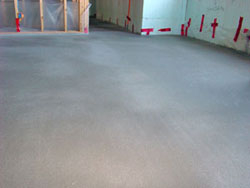 Concrete work completed for residential construction in Hamilton